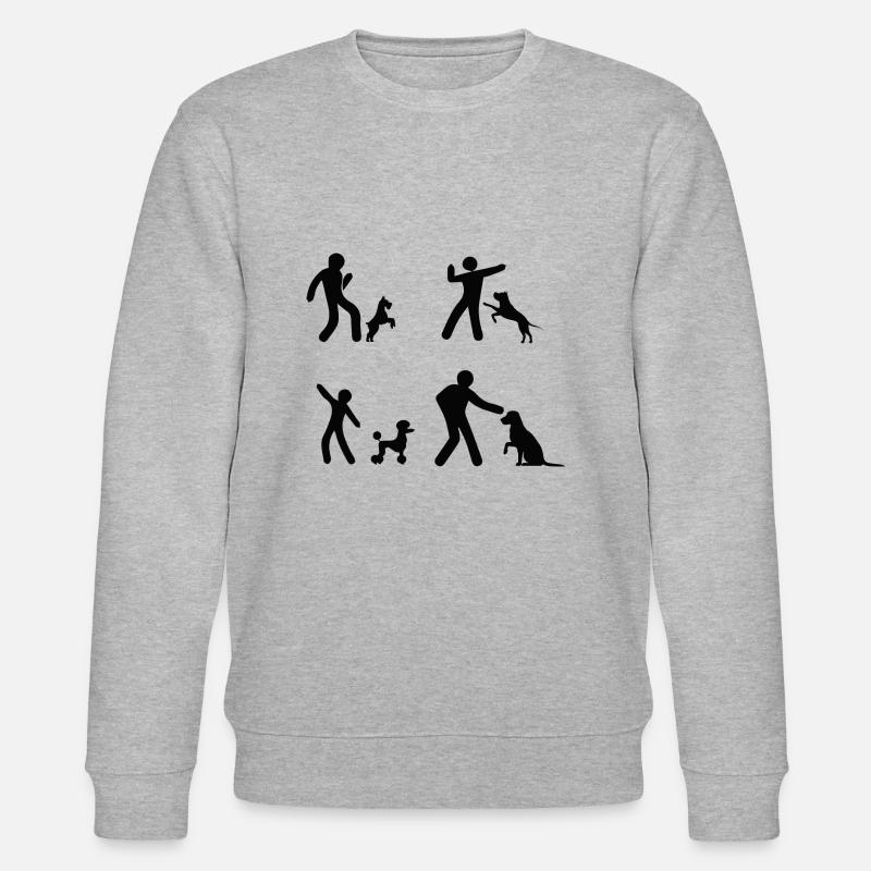Dancing Dance Music - Stanley/Stella Unisex Bio-Sweatshirt CHANGER  - Grau meliert