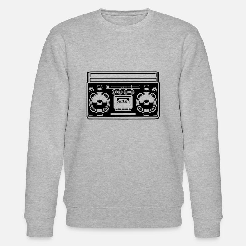 Ghettoblaster - Stanley/Stella Unisex Bio-Sweatshirt CHANGER  - Grau meliert