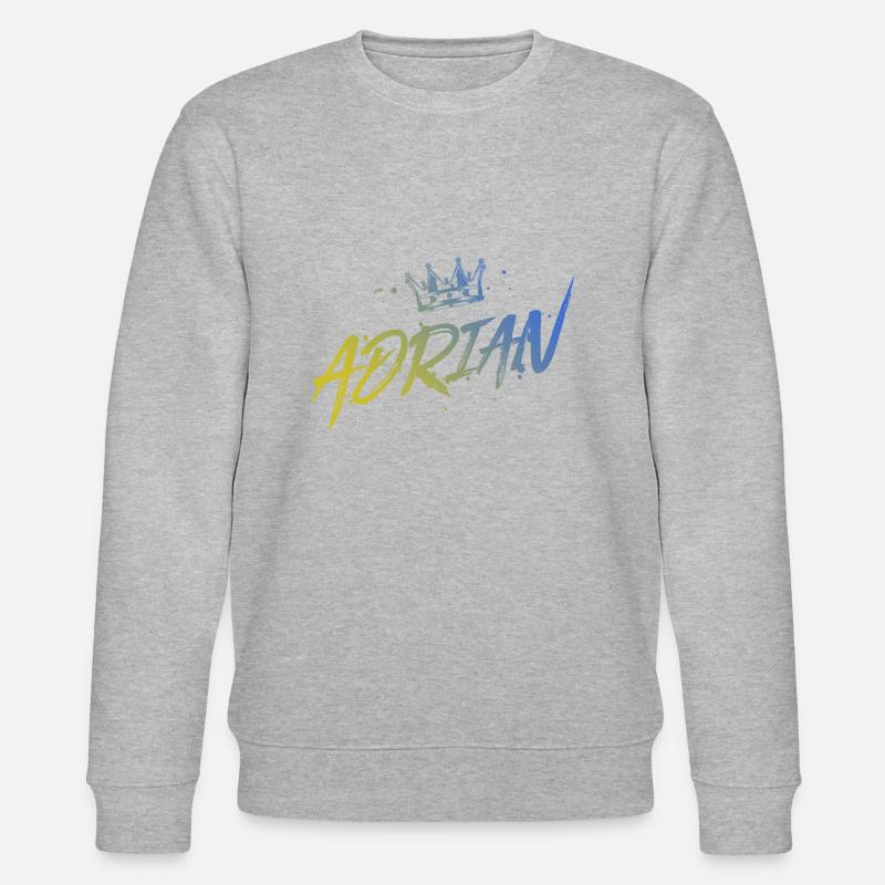 Adrian - Stanley/Stella Unisex Bio-Sweatshirt CHANGER  - Grau meliert