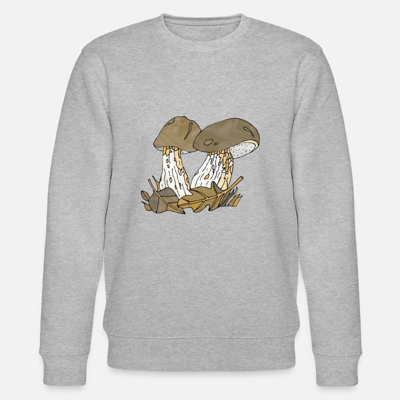 Pilze - Stanley/Stella Unisex Bio-Sweatshirt CHANGER  - Grau meliert