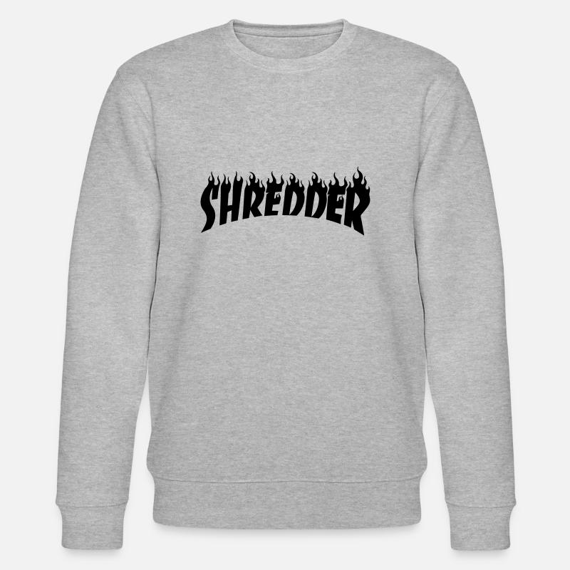 Shredder Skateboard Skater - Sweat bio CHANGER Stanley/Stella Unisexe - gris chiné