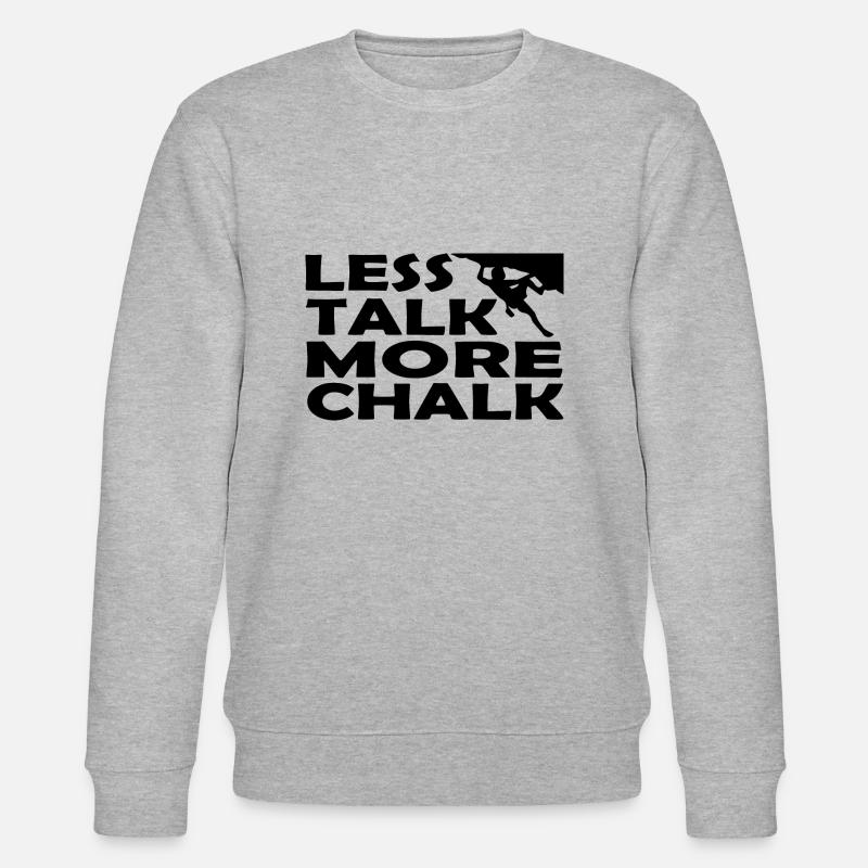 Bouldern Klettern Climbing - Stanley/Stella Unisex Bio-Sweatshirt CHANGER  - Grau meliert
