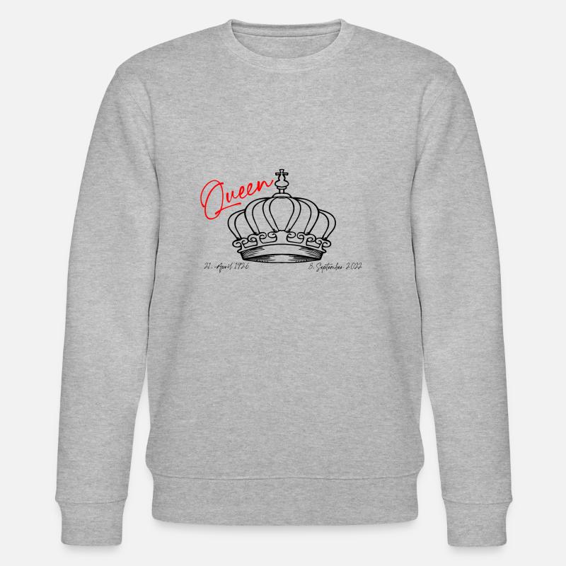 Queen - Stanley/Stella Unisex Bio-Sweatshirt CHANGER  - Grau meliert