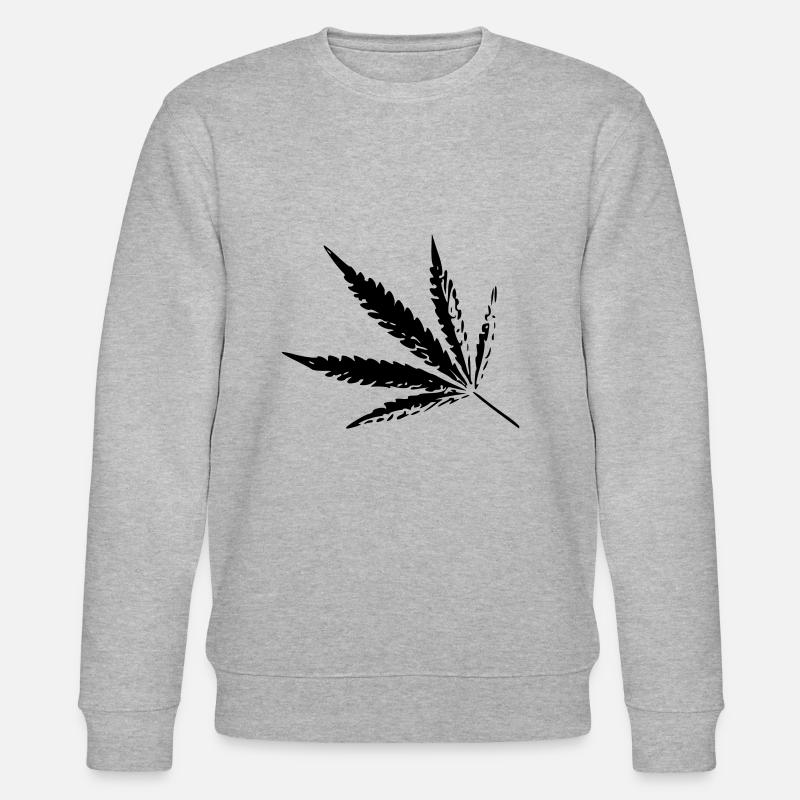 Cannabis - Image - Sweat bio CHANGER Stanley/Stella Unisexe - gris chiné