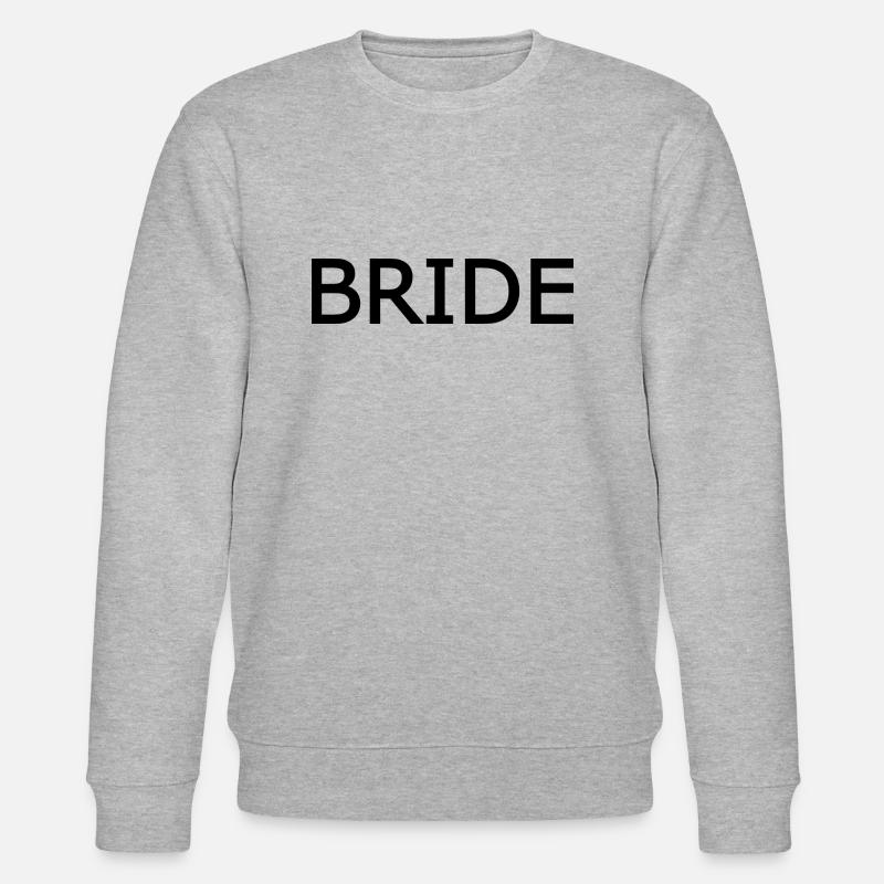 Bride - Stanley/Stella Unisex Bio-Sweatshirt CHANGER  - Grau meliert