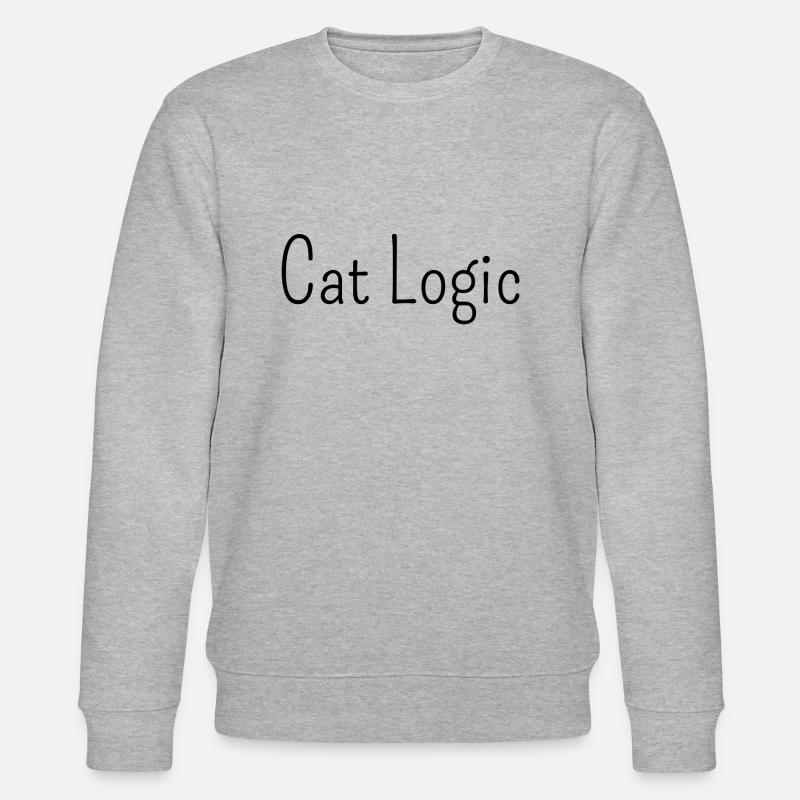 Cat Logic - Stanley/Stella Unisex Bio-Sweatshirt CHANGER  - Grau meliert