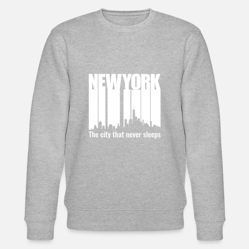new york - Sweat bio CHANGER Stanley/Stella Unisexe - gris chiné