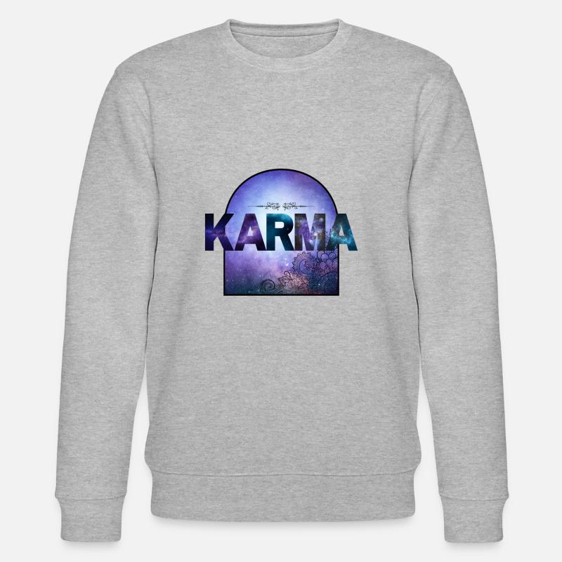 Karma - Stanley/Stella Unisex Bio-Sweatshirt CHANGER  - Grau meliert