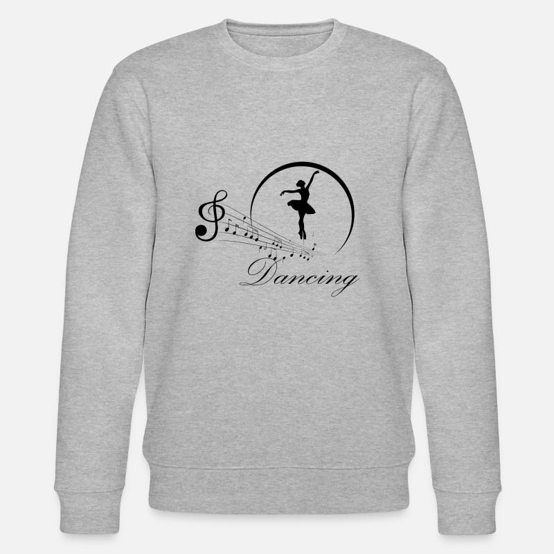 Dancing Dance Music - Stanley/Stella Unisex Bio-Sweatshirt CHANGER  - Grau meliert