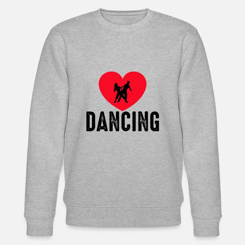 Dancing Dance Music - Stanley/Stella Unisex Bio-Sweatshirt CHANGER  - Grau meliert