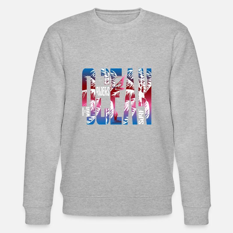 Summer Ocean Riders - Stanley/Stella Unisex Bio-Sweatshirt CHANGER  - Grau meliert
