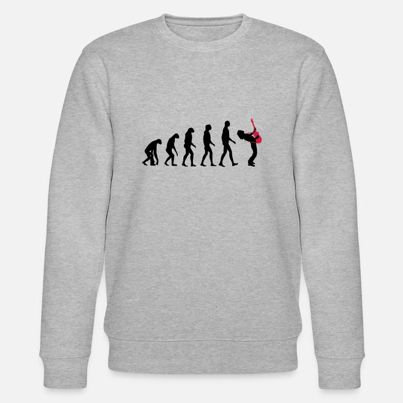 rock evolution - Stanley/Stella Unisex Bio-Sweatshirt CHANGER  - Grau meliert