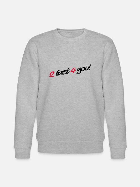 2 Fast 4 You - Stanley/Stella CHANGER Unisex Organic Sweatshirt - heather grey