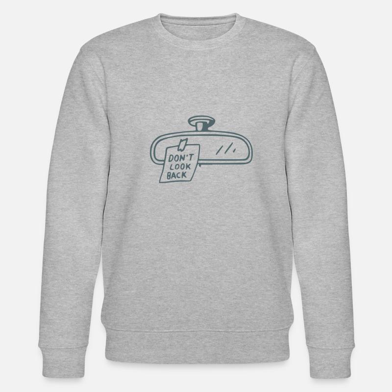 Rebellisches Autospiegel Note Design - Stanley/Stella Unisex Bio-Sweatshirt CHANGER - Grau meliert