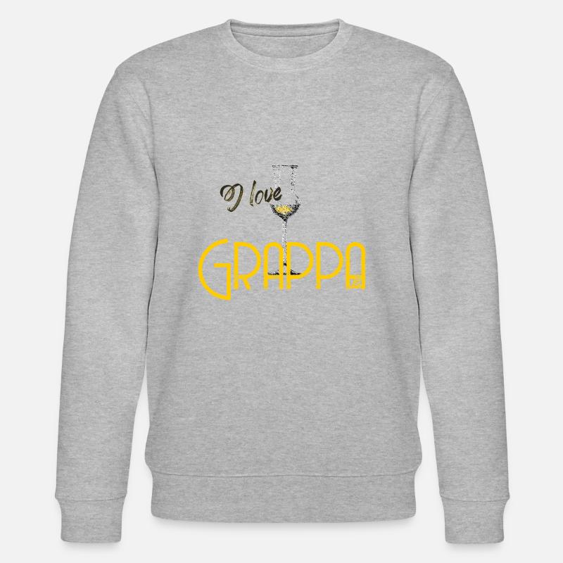 J’adore Grappa - Sweat bio CHANGER Stanley/Stella Unisexe - gris chiné