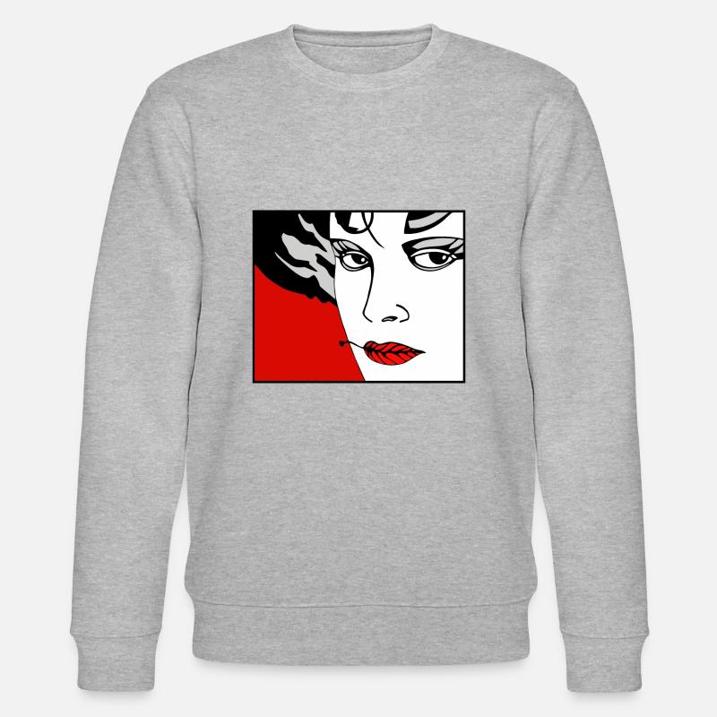 Vulkan 3 - Stanley/Stella Unisex Bio-Sweatshirt CHANGER  - Grau meliert