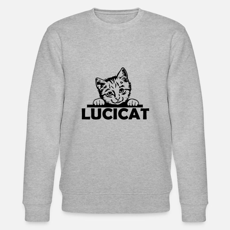 Chat Katze - Sweat bio CHANGER Stanley/Stella Unisexe - gris chiné