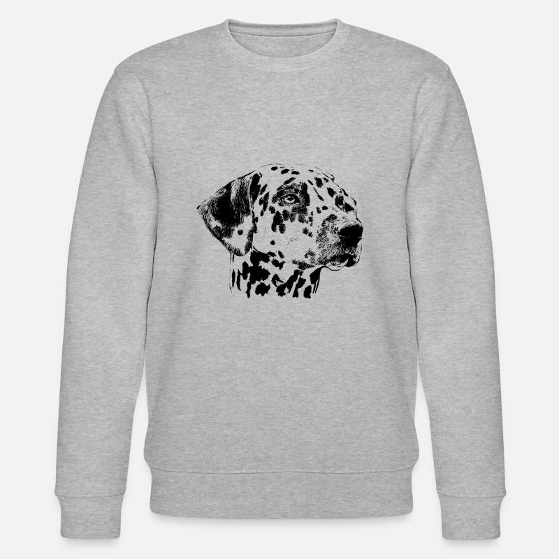 Dalmatiner - Stanley/Stella Unisex Bio-Sweatshirt CHANGER  - Grau meliert