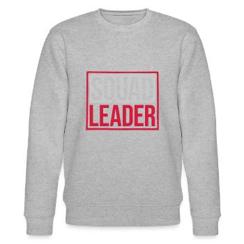 Anführer Team Squad Leader - Stanley/Stella Unisex Bio-Sweatshirt CHANGER  - Grau meliert - Vorne - Nik (191cm) & Marisol (170cm)