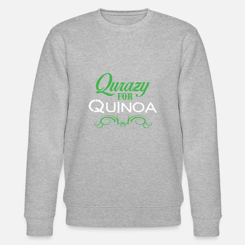 qurazy for quinoa - Stanley/Stella CHANGER Unisex Organic Sweatshirt - heather grey