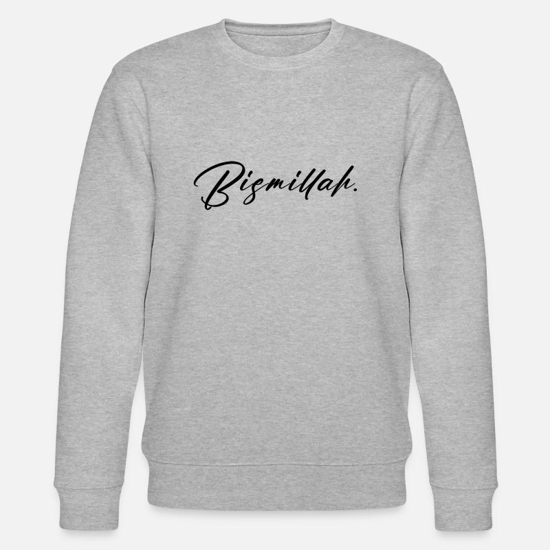 bismillah - Stanley/Stella Unisex Bio-Sweatshirt CHANGER  - Grau meliert