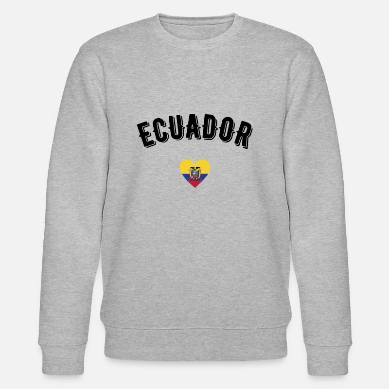 Ecuador - Sweat bio CHANGER Stanley/Stella Unisexe - gris chiné