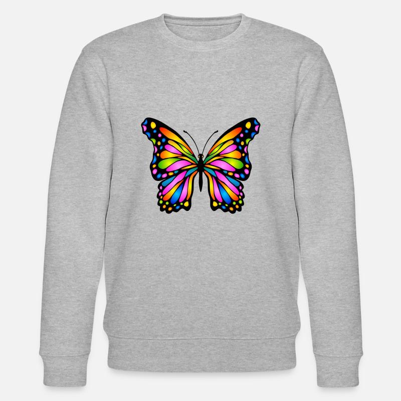 Papillon - Sweat bio CHANGER Stanley/Stella Unisexe - gris chiné