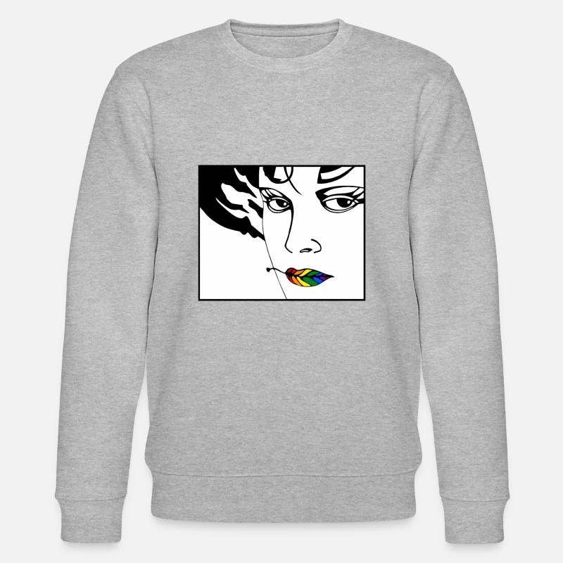 Vulkan 15a - Stanley/Stella Unisex Bio-Sweatshirt CHANGER  - Grau meliert