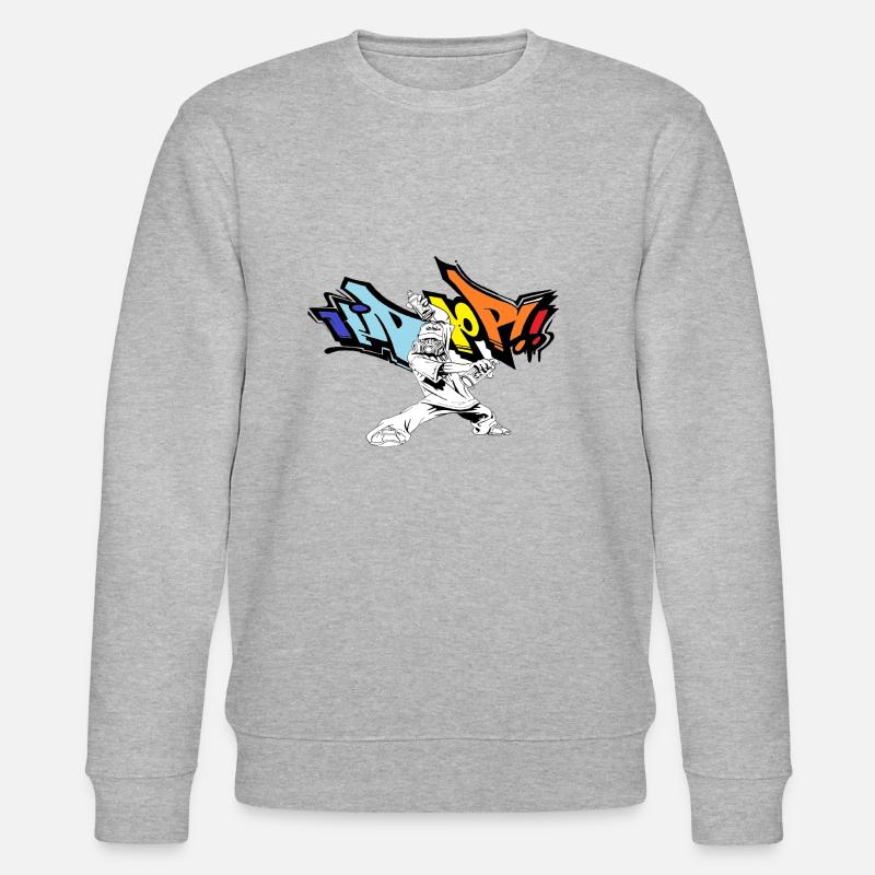 Hip Hop - Stanley/Stella Unisex Bio-Sweatshirt CHANGER  - Grau meliert