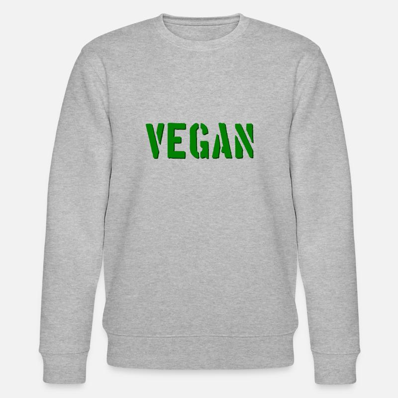 VEGAN - végétalien - végétalien - tierlieb - Sweat bio CHANGER Stanley/Stella Unisexe - gris chiné