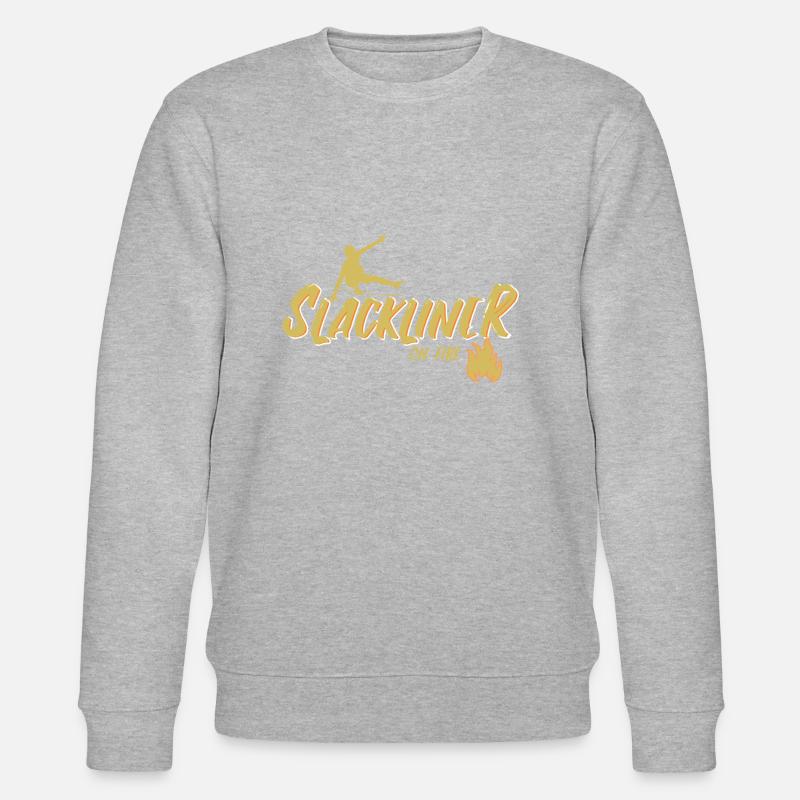 slackline - Sweat bio CHANGER Stanley/Stella Unisexe - gris chiné