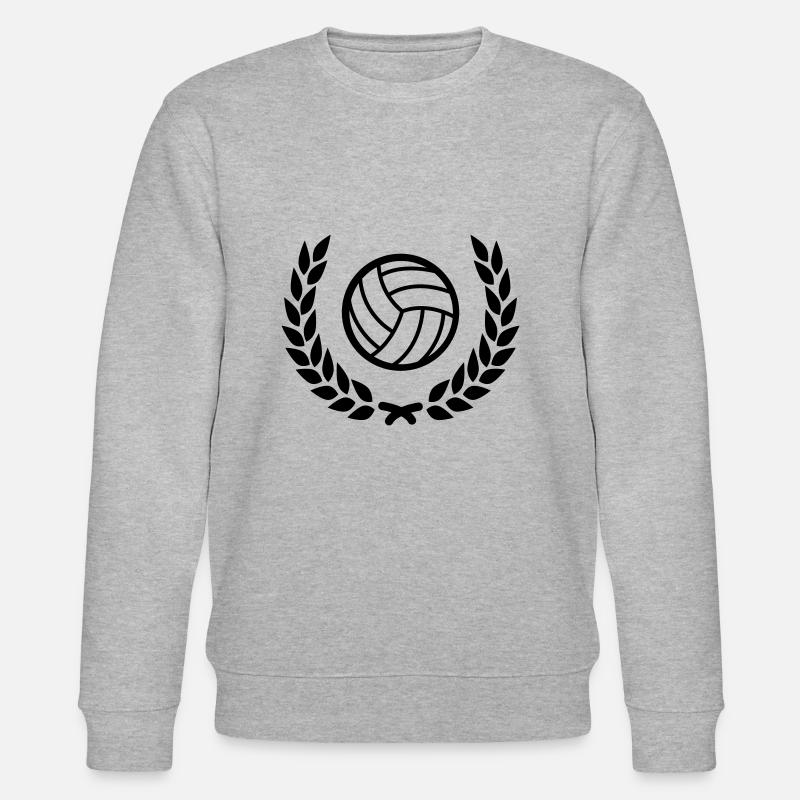 volleyball - Stanley/Stella Unisex Bio-Sweatshirt CHANGER  - Grau meliert