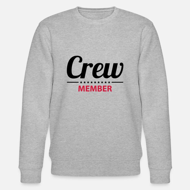 crew member - Stanley/Stella Unisex Bio-Sweatshirt CHANGER  - Grau meliert