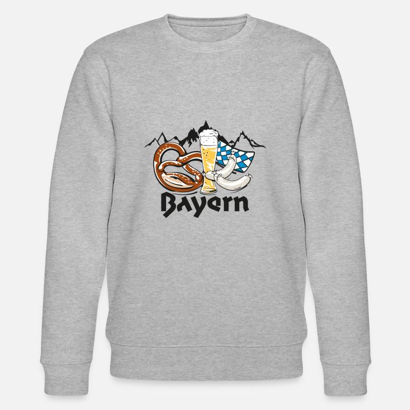 Bayern - Stanley/Stella Unisex Bio-Sweatshirt CHANGER  - Grau meliert
