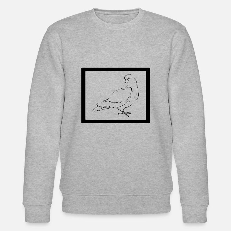 Bird Vogel - Stanley/Stella Unisex Bio-Sweatshirt CHANGER  - Grau meliert