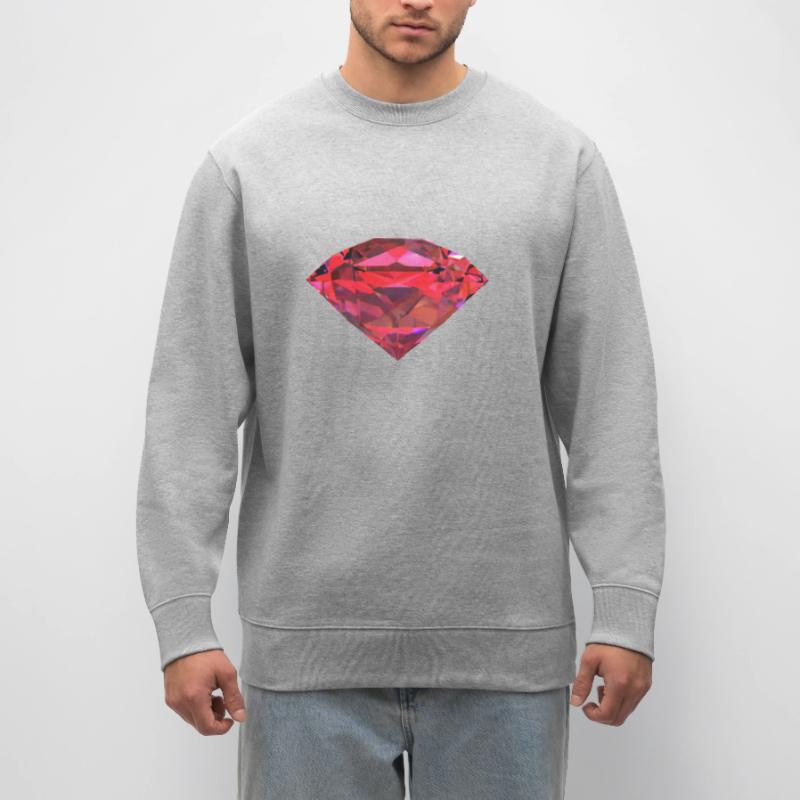 Reddish Ruby Stanley/Stella CHANGER Unisex Organic Sweatshirt