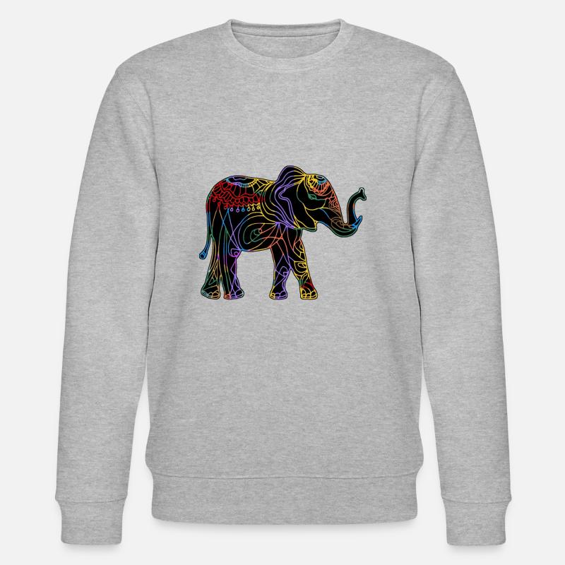 Elephant - Stanley/Stella CHANGER Unisex Organic Sweatshirt - heather grey