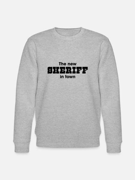 the new Sheriff in town - Stanley/Stella CHANGER Unisex Organic Sweatshirt - heather grey