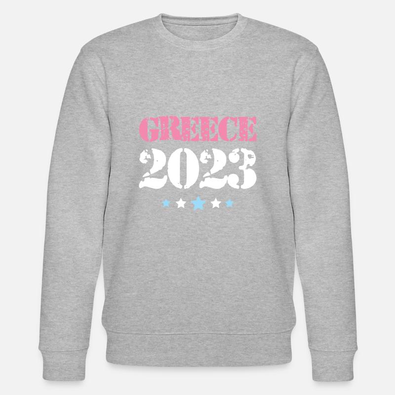 Greece 2023 - Stanley/Stella Unisex Bio-Sweatshirt CHANGER  - Grau meliert