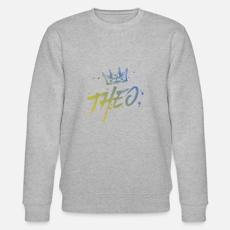 Theo - Stanley/Stella Unisex Bio-Sweatshirt CHANGER  - Grau meliert