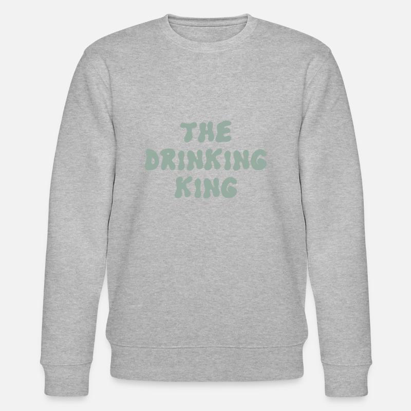 Le roi de la boisson - Sweat bio CHANGER Stanley/Stella Unisexe - gris chiné