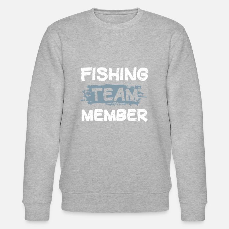 Fishing Team - Stanley/Stella Unisex Bio-Sweatshirt CHANGER  - Grau meliert