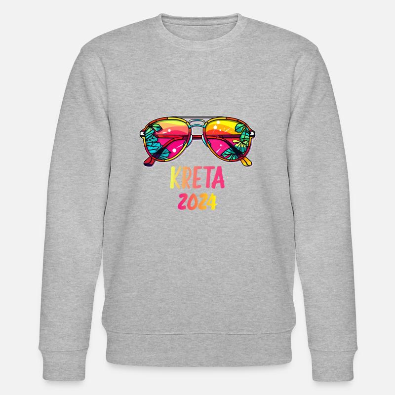 Kreta 2024 - Stanley/Stella Unisex Bio-Sweatshirt CHANGER  - Grau meliert