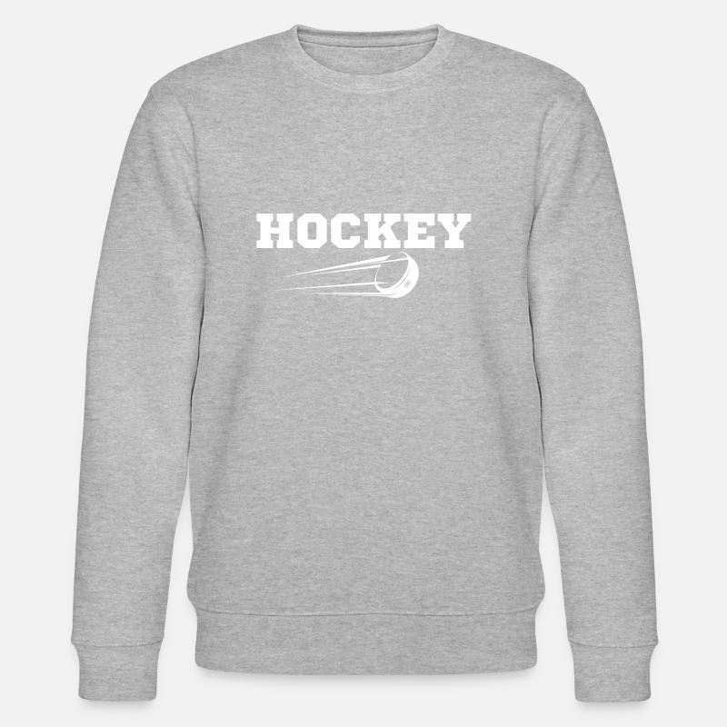 Hockey originelle Geschenkidee - Stanley/Stella Unisex Bio-Sweatshirt CHANGER  - Grau meliert