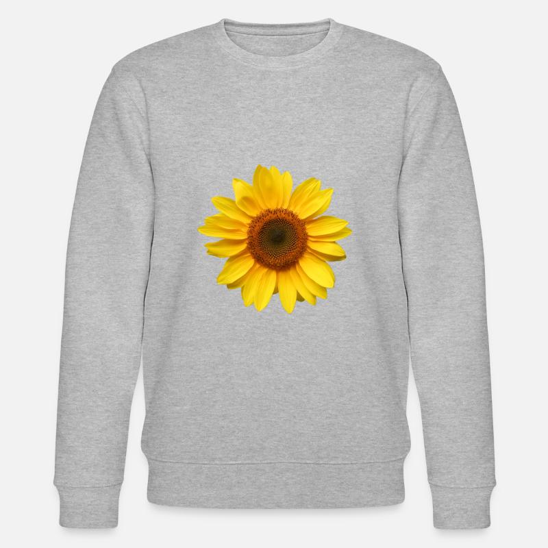 Du bist der Sonnenschein! - Stanley/Stella Unisex Bio-Sweatshirt CHANGER  - Grau meliert