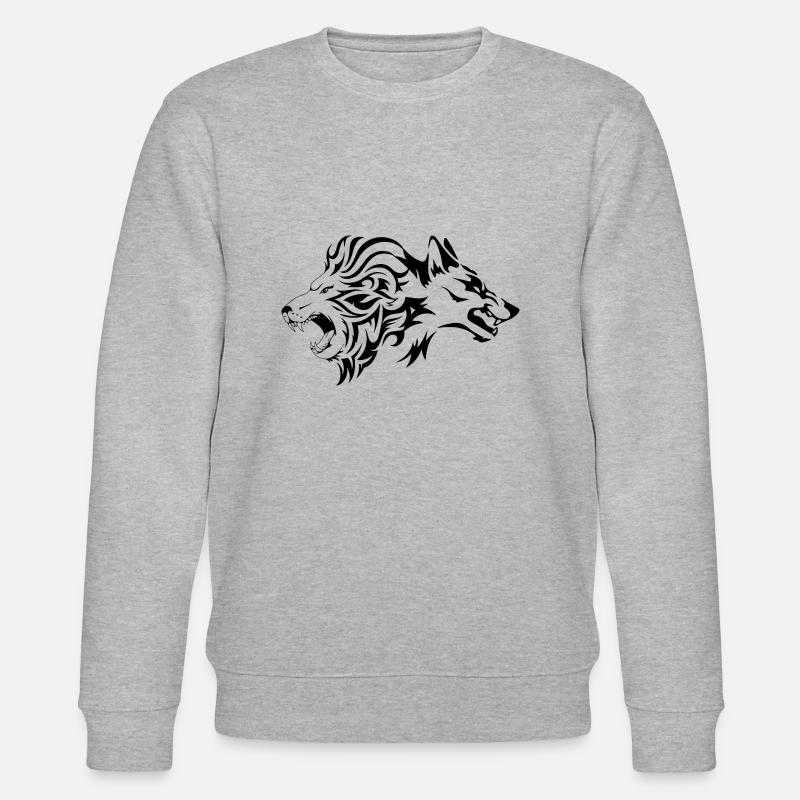 Wild - Stanley/Stella Unisex Bio-Sweatshirt CHANGER  - Grau meliert