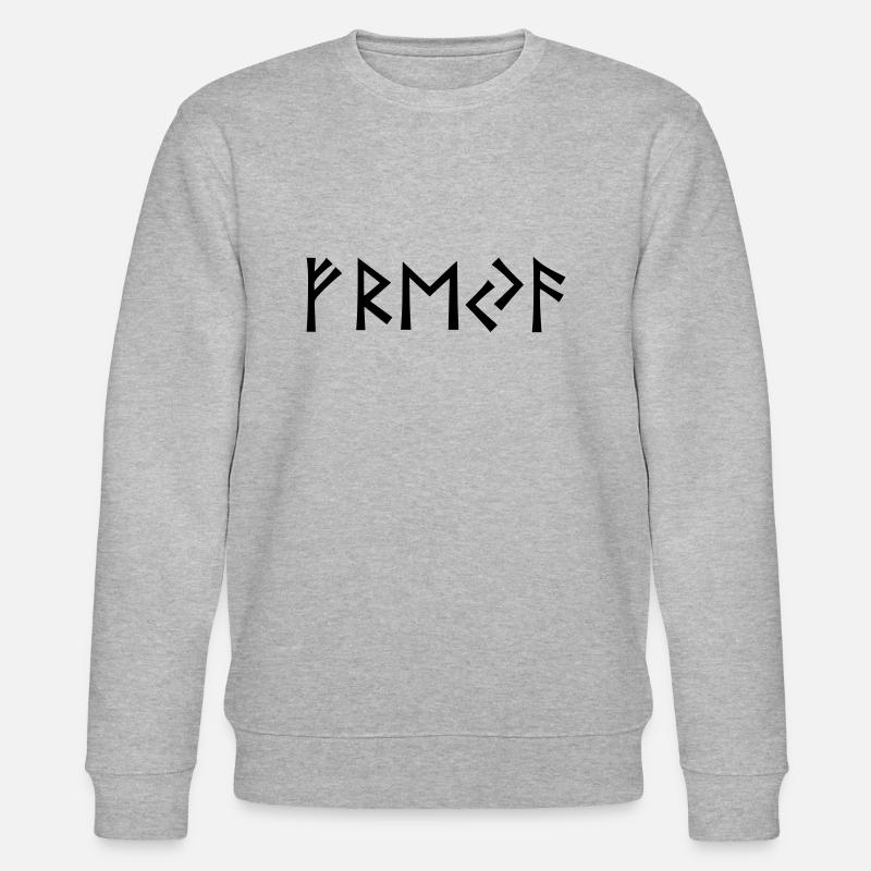 Freya en runes - Sweat bio CHANGER Stanley/Stella Unisexe - gris chiné