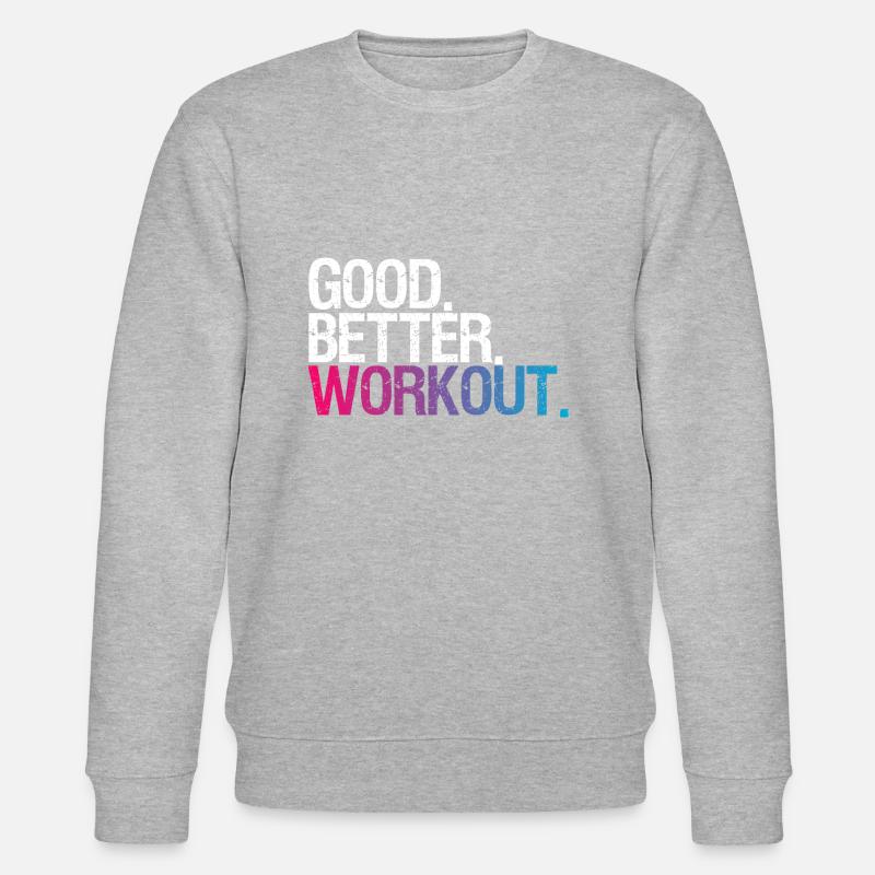 Workout - Stanley/Stella Unisex Bio-Sweatshirt CHANGER  - Grau meliert