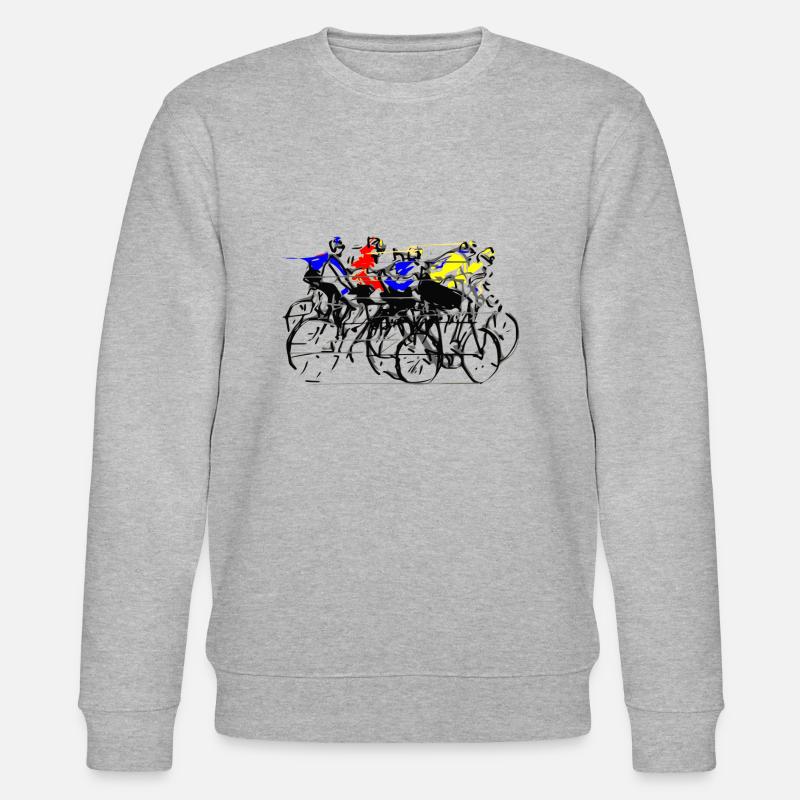 Radfahrer - Stanley/Stella Unisex Bio-Sweatshirt CHANGER  - Grau meliert