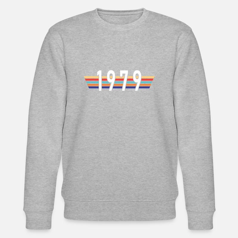 Jahr 1979 - Stanley/Stella Unisex Bio-Sweatshirt CHANGER  - Grau meliert